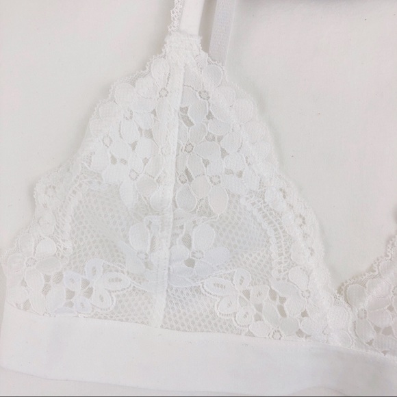 2 PACK Becca Lace Bralette Bra NEW Black & White - Picture 7 of 8